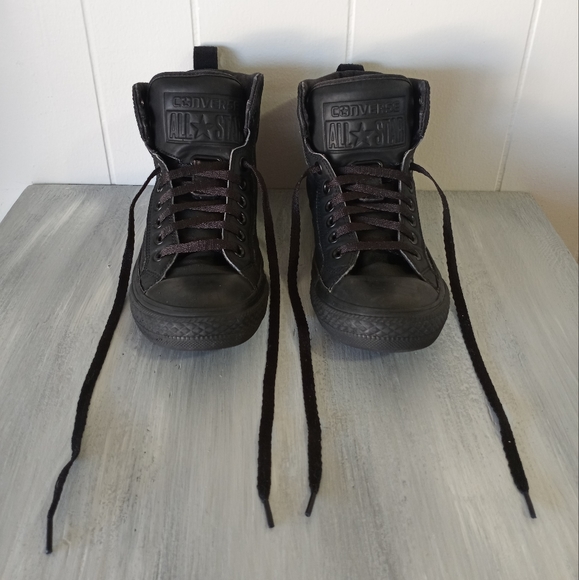Converse All Star Chuck Taylor Guard Black High Tops Mens Size 7 Women's Size 9 - Picture 11 of 16